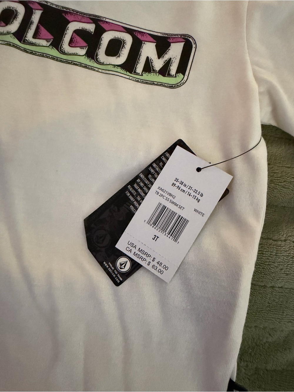 Volcom Toddler Boys Tee and Swim Trunk Set - Picture 4 of 4